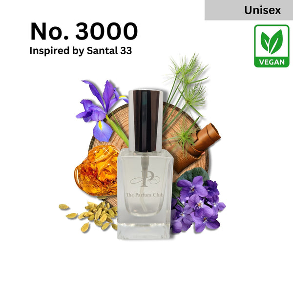 No. 3000 - inspired by Santal 33 (U)