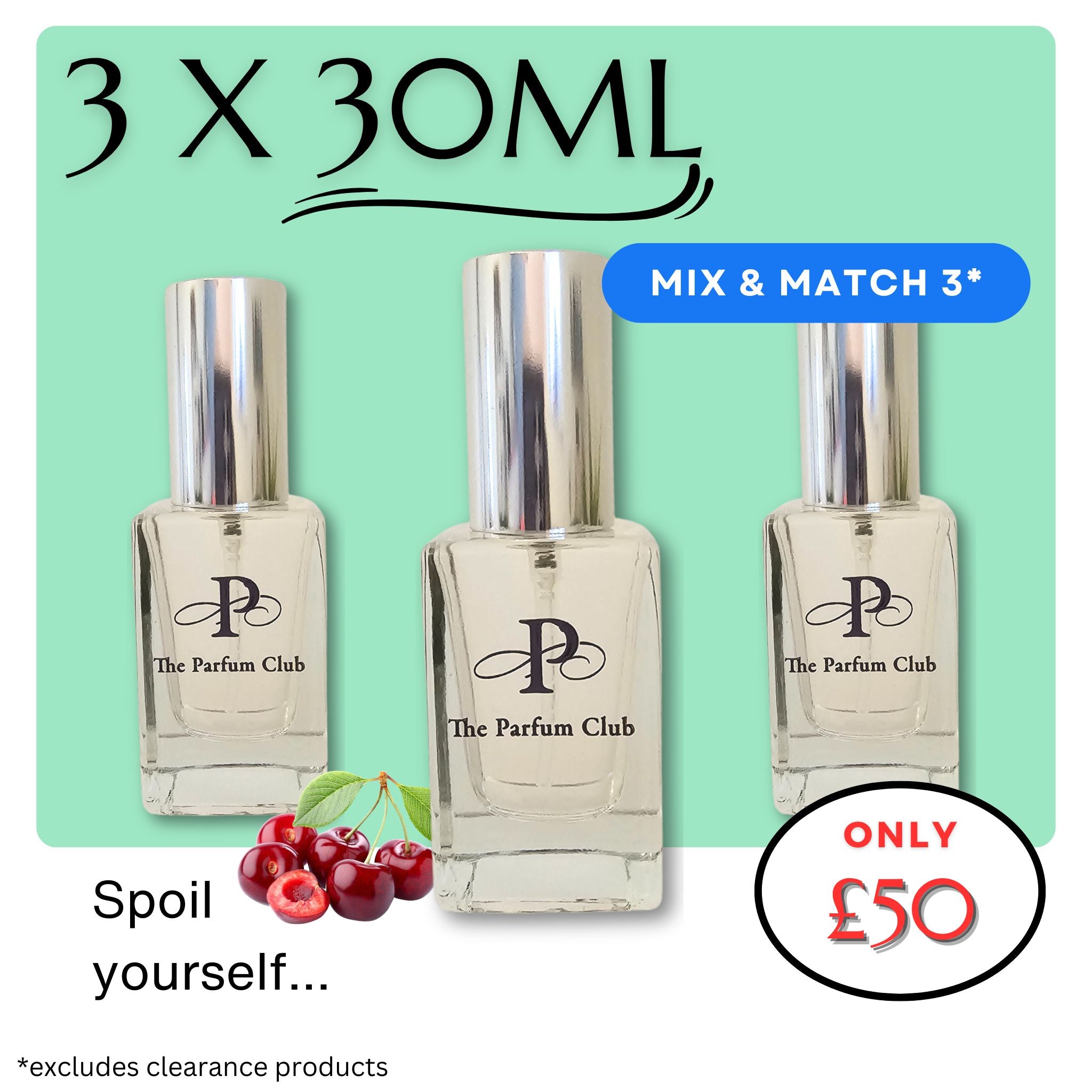 Mix & Match for 3 *MOST POPULAR* - The Parfum Club - Perfume
