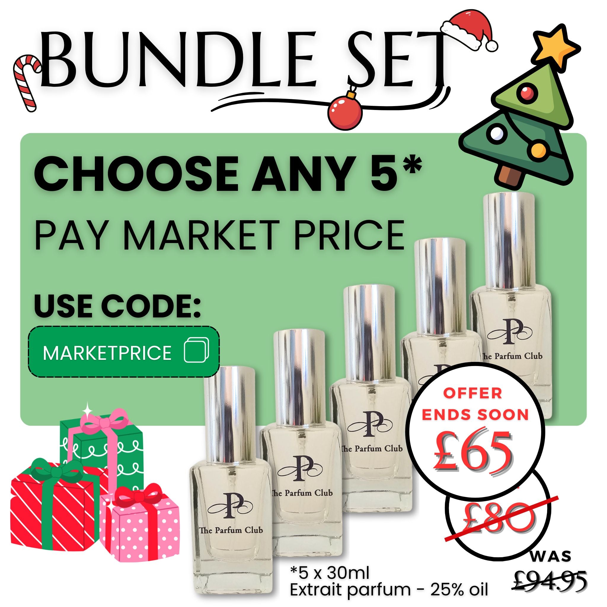 Mix & Match for 5 *BEST VALUE* - The Parfum Club - Perfume