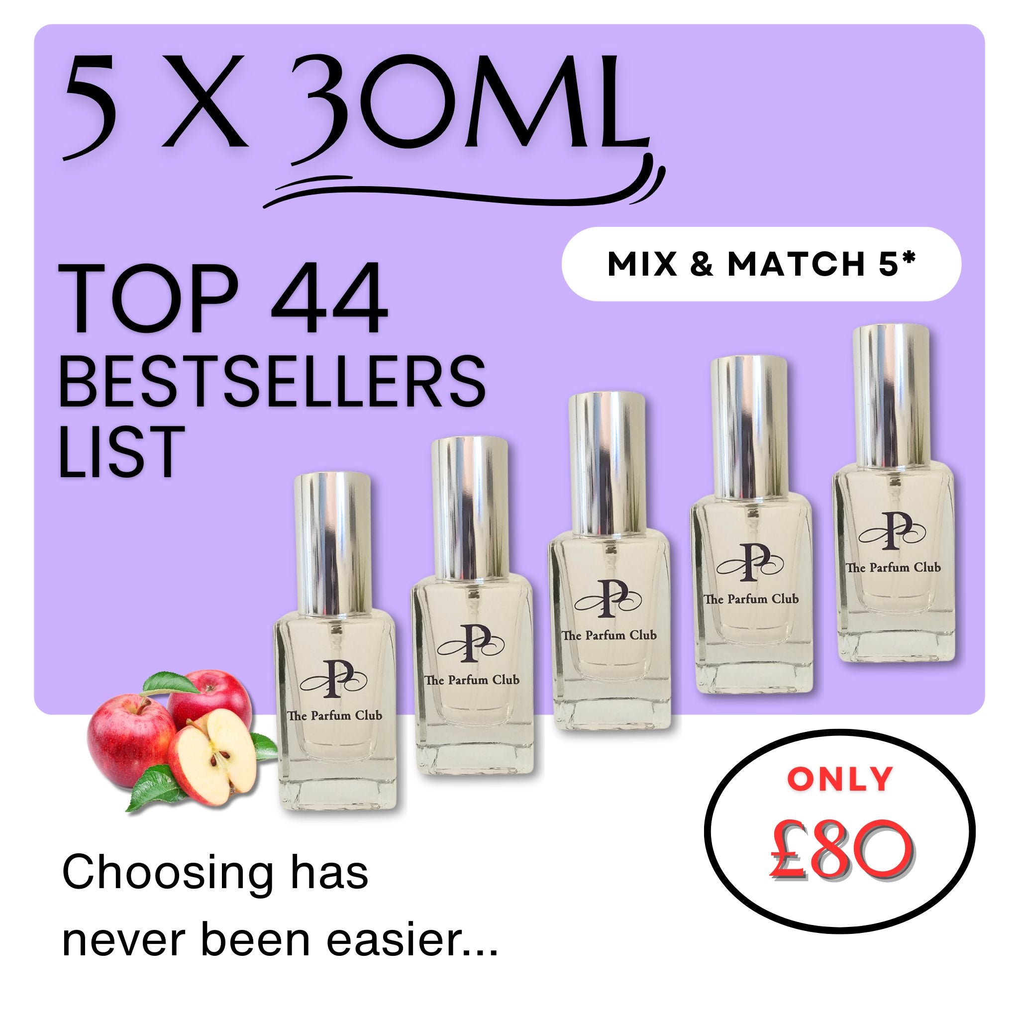 Mix & Match for 5 *TOP SELLERS* - The Parfum Club - Perfume